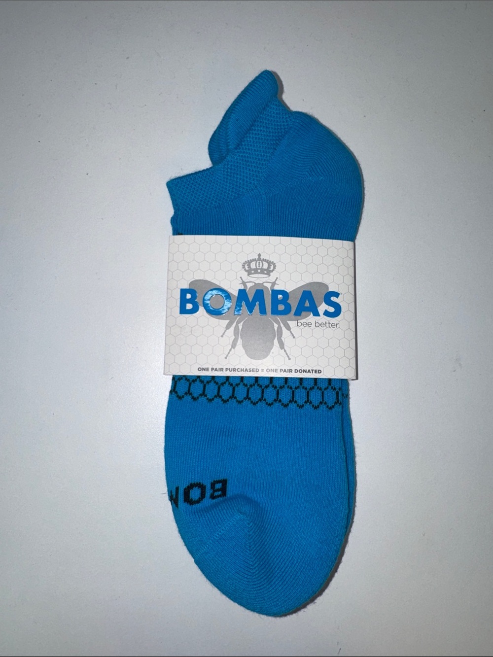 Bombas Men’s low-cut Athletic Socks - Bright Blue